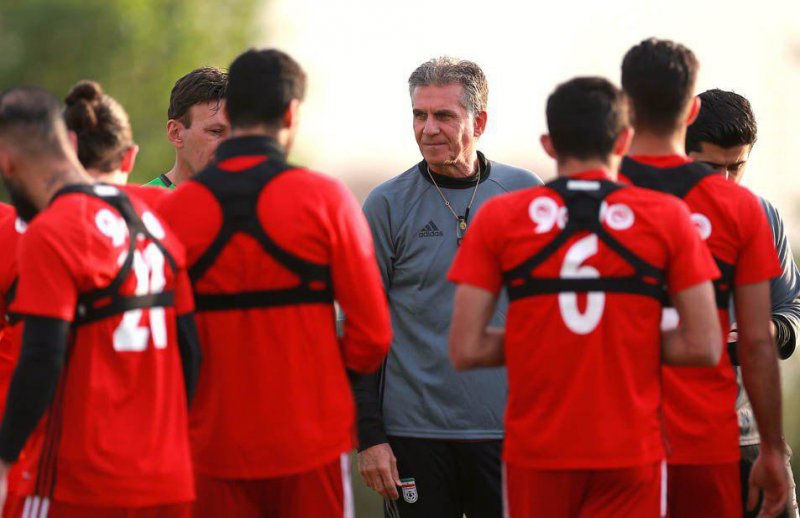 آغاز اردوی تیم ملی با تمرین در پک