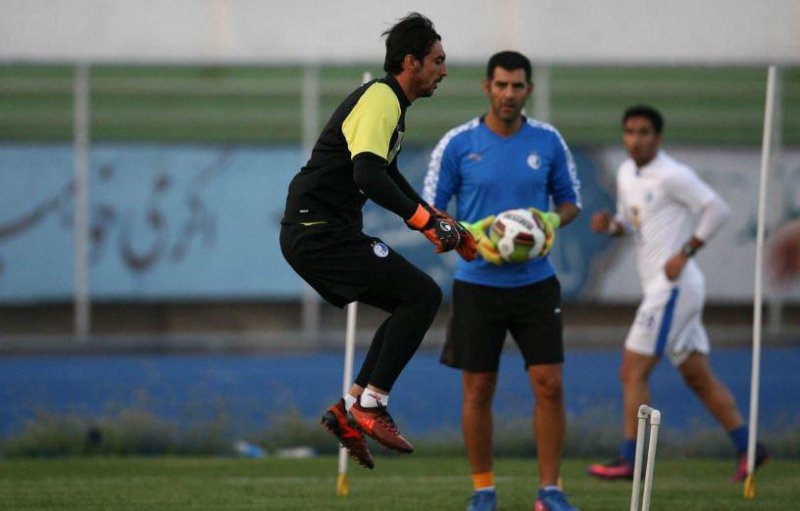 شفر دروازهبان تمرینخودش را به تیمملی ترجیح داد