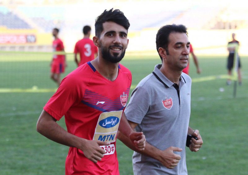 خیال پرسپولیسی‌ها بابت بشار راحت (عکس)