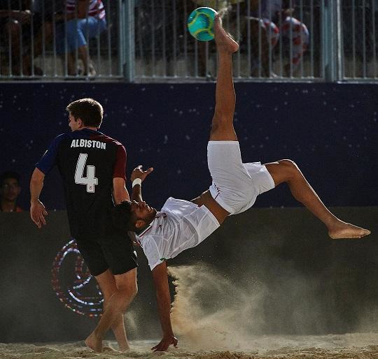 بازتاب قهرمانی ساحلی بازان ایران در سایت AFC