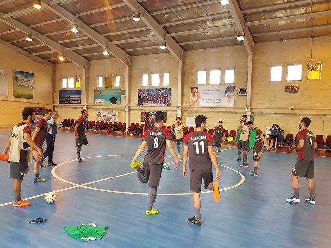 پایان مرحله اول تمرینات ملی پوشان فوتسال