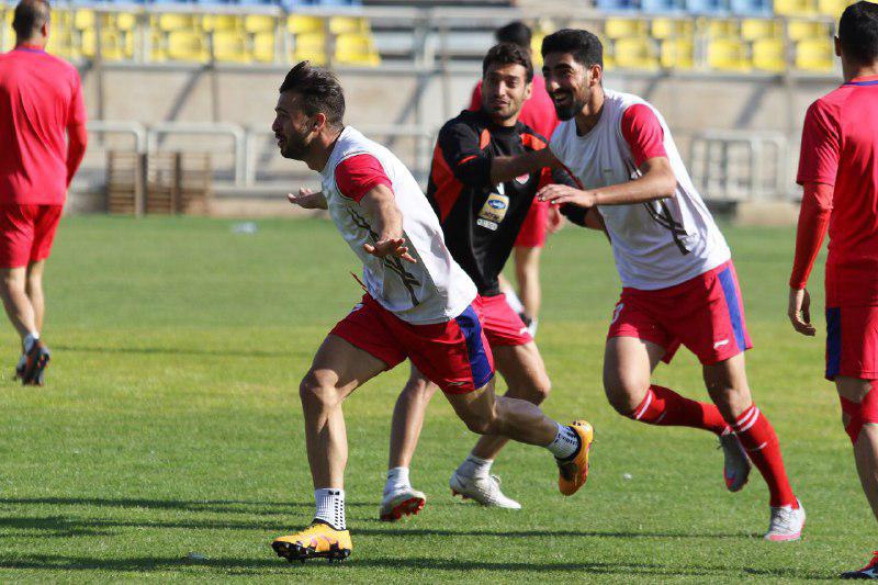 تمرینات پرسپولیس، بازی رسمی برای سروش! (عکس)