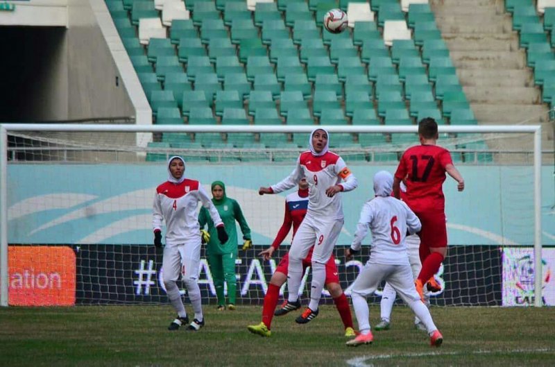 شکست تیم ملی فوتبال بانوان ایران مقابل میزبان
