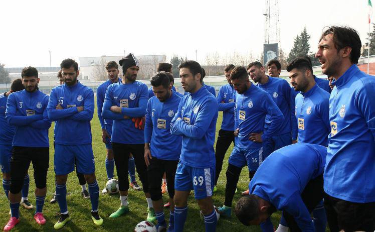 تمرین انفرادی استقلالی ها در روزهای  اعتصاب