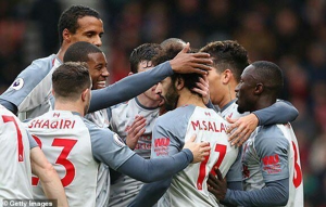 بورنموث 0-4 لیورپول؛ صدرنشینی با هت تریک صلاح