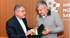 ملاقات صالحی امیری با «داوور شوکر» در زاگرب