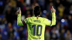 طوفان مسی در شب هت تریک و رکوردشکنی (عکس)