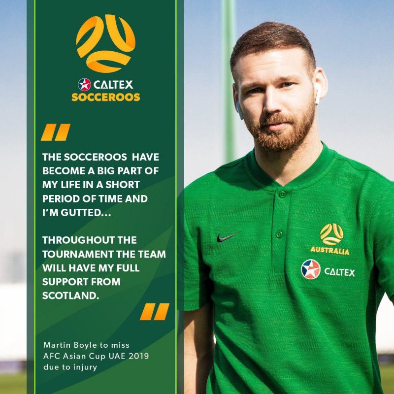 ستاره اسکاتلندی استرالیا جام ملت ها را از دست داد