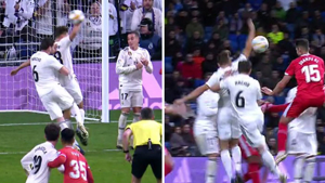 پنالتی عجیبی که هافبک رئال به خیرونا داد(عکس)