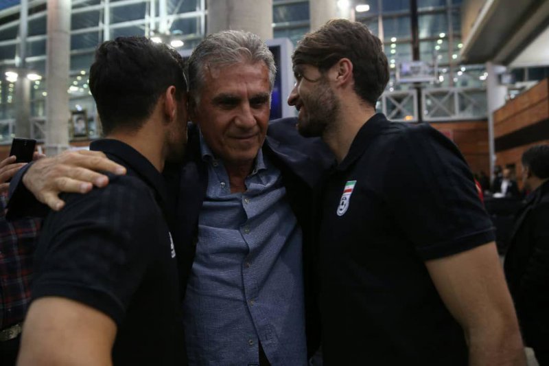 اشک کی‌روش در فرودگاه امام درآمد!