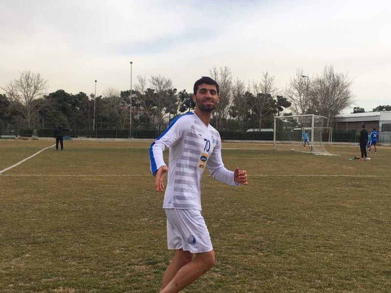 تمرین اختصاصی وریا و دانشگر در حاشیه دیدار دوستانه