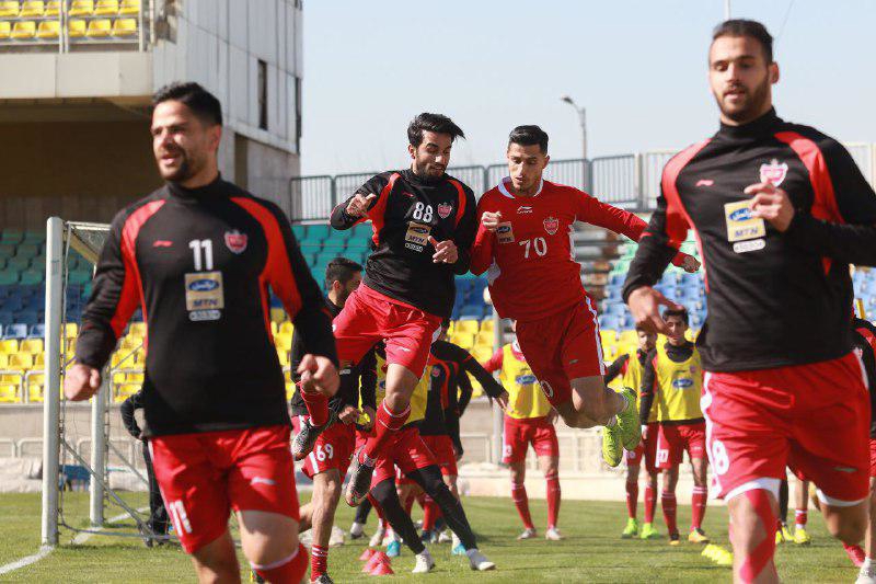 آخرین تمرین پرسپولیس پیش از دیدار با پدیده