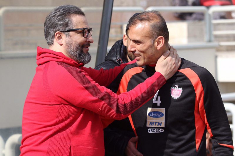 گلایههای میناوند در تمرین پرسپولیس