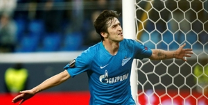 گلزنی دوباره سردار آزمون در لیگ اروپا