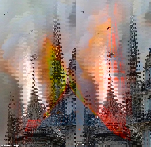 واکنش ستاره های فوتبال به آتش سوزی کلیسای نوتردام