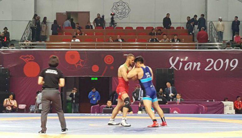 مهدی علیاری در مسابقات کشتی فرنگی قهرمانی بزرگسالان آسیا در چین