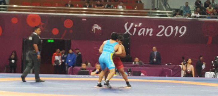 سعید عبدولی در مسابقات کشتی فرنگی قهرمانی بزرگسالان آسیا در چین