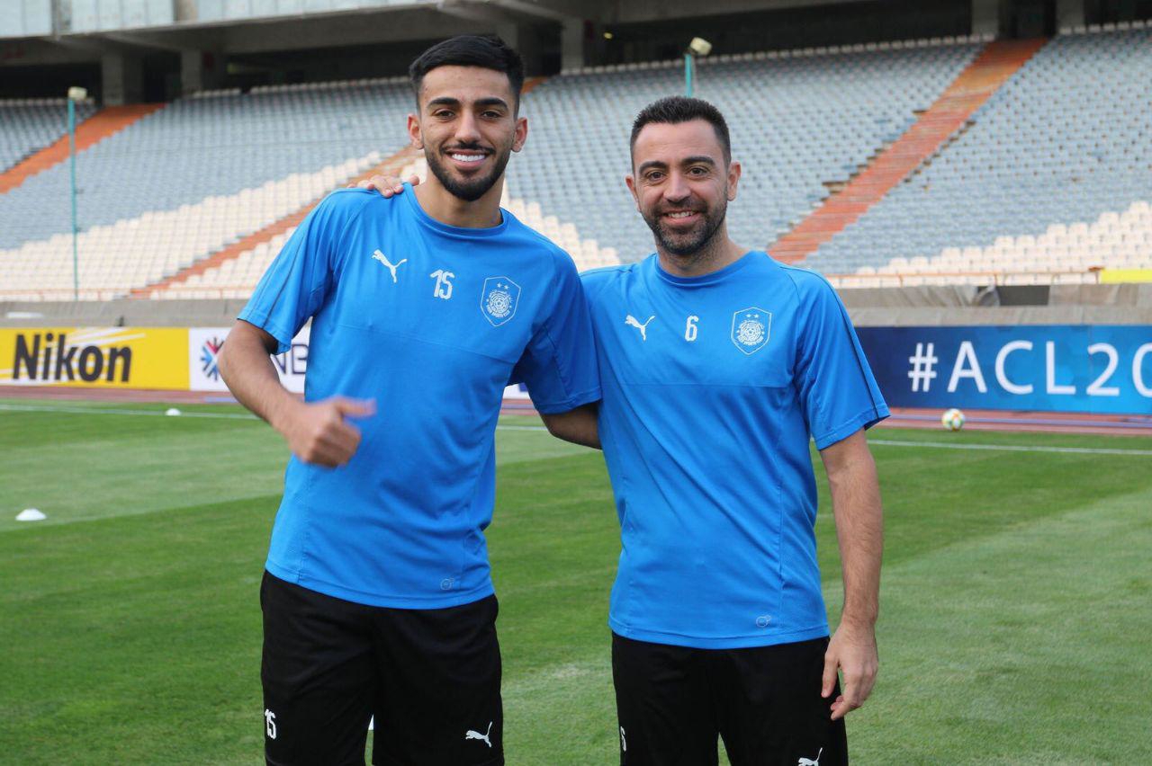 ژاوی در بازی با پرسپولیس