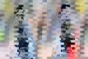 مسی این بار سرود ملی آرژانتین را خواند(عکس)
