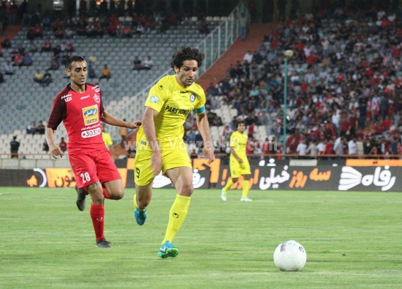 گروه سه نفره پارس جم علیه پرسپولیس