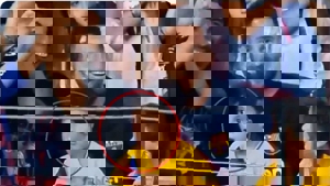 فرزند لیونل مسی دوباره سر به سر پدرش گذاشت! (عکس)