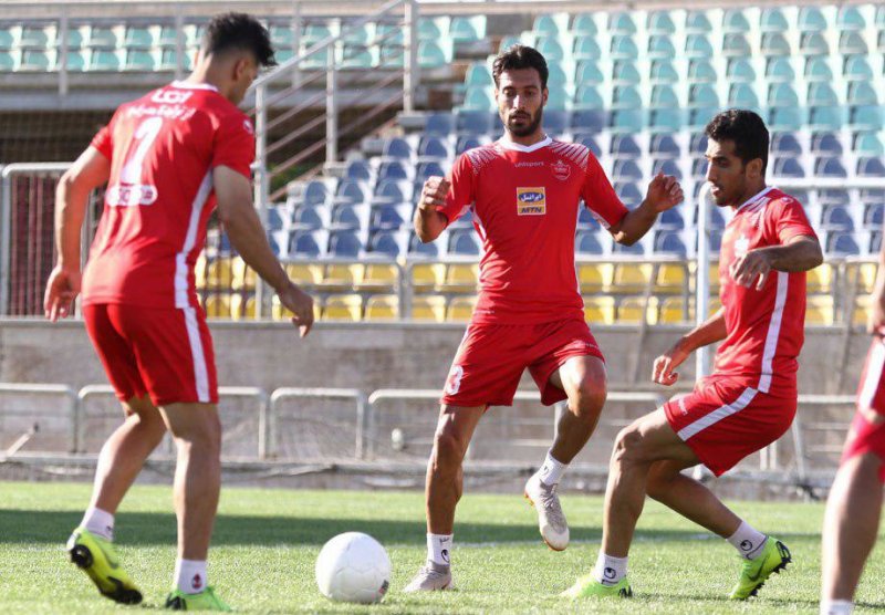 جدال لفظی در تمرین پرسپولیس؛ شجاع - علیپور