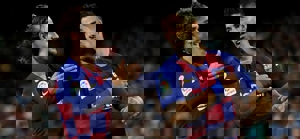 سوارز، دبل در 20 دقیقه و تقدیم گل به روح شانا