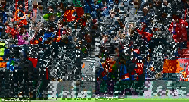 شادی مورینیویی سرمربی سالزبورگ(عکس)