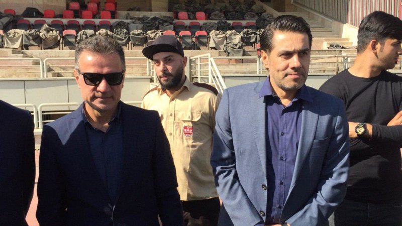 مراسم معارفه مدیر جدید پرسپولیس در شهید کاظمی