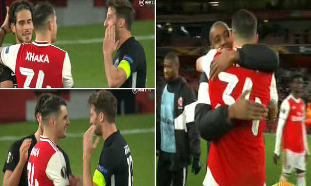 خشم آرسنالی‌ها از بگو بخند ژاکا بعد از شکست(عکس)