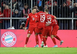 جشنواره گل بایرن مقابل وردربرمن در آلیانتس