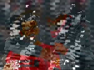 واکنش یورگن کلوپ به اولین گل صلاح به یونایتد(عکس)