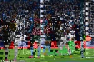 منچسترسیتی 2 - 1 آستون ویلا؛ هت تریک قهرمانی