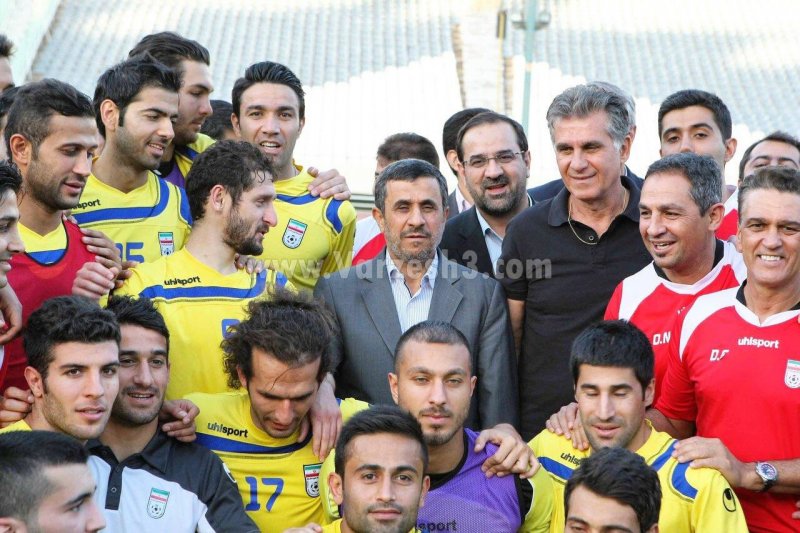 درخواست عجیب یک ملیپوش از احمدینژاد(عکس)