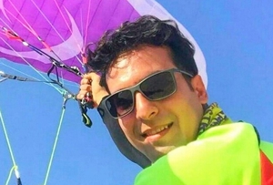 مرگ جوان پاراگلایدر سوار سیرجانی