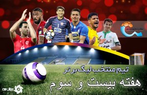 تیم منتخب هفته بیست و سوم لیگ برتر