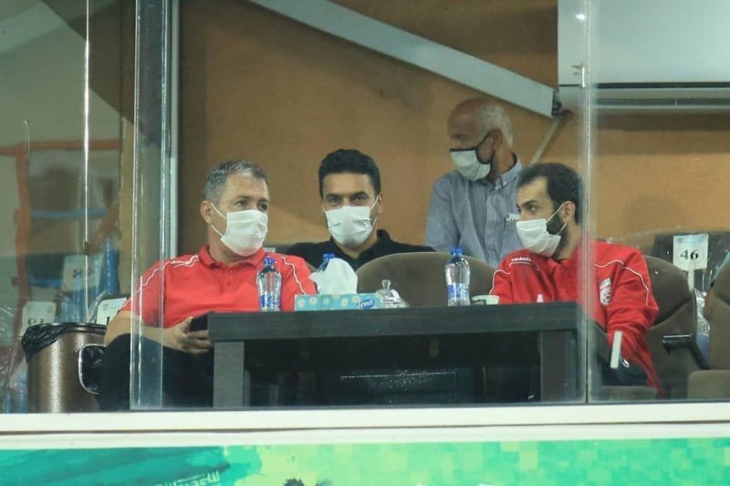 اسکوچیچ و هاشمیان در استادیوم پاس قوامین