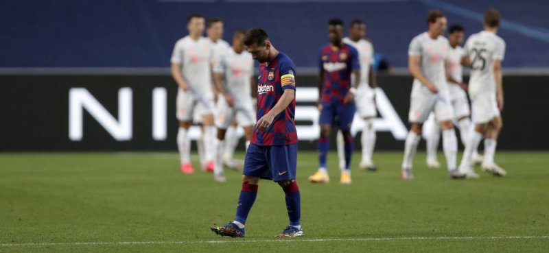 فاجعه باورنکردنی بارسلونا در چمیپونزلیگ