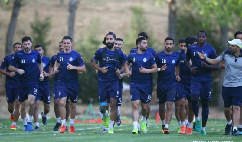 بازگشت 5 بازیکن مصدوم به تمرینات استقلال