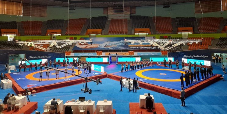 رقابتهای لیگ برتر کشتی فرنگی شروع شد