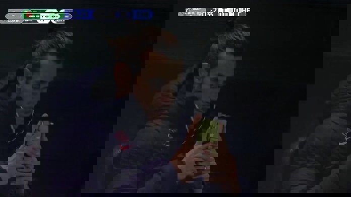 شادی گرت بیل از روی سکوهای ورزشگاه تاتنهام