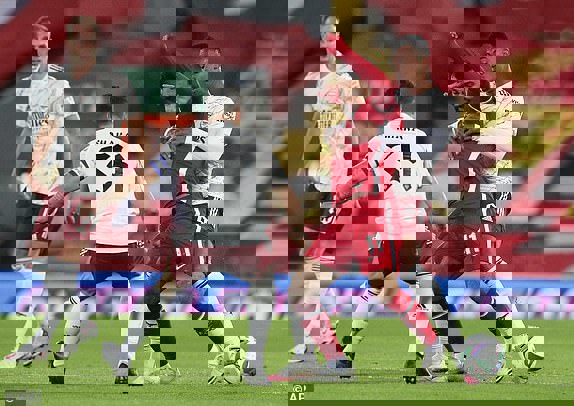 پیروزی آرسنال بر لیورپول در شب درخشش برند لنو