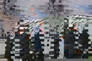 لحظه‌ای که محمدزاده از کوره در رفت! (عکس)