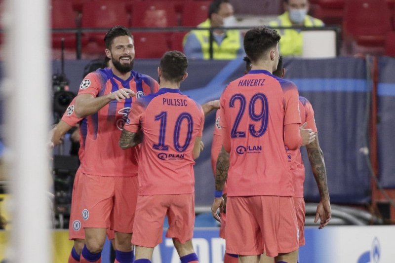 سویا 0-4 چلسی: برد بزرگ آبیها با پوکر ژیرو