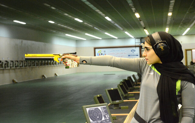 فروغی و گلخندان فینالیست تپانچه بادی مصر شدند