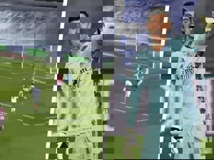 گلزنی 22ثانیه بعد از سیو؛ کورتوا رئال را نجات داد