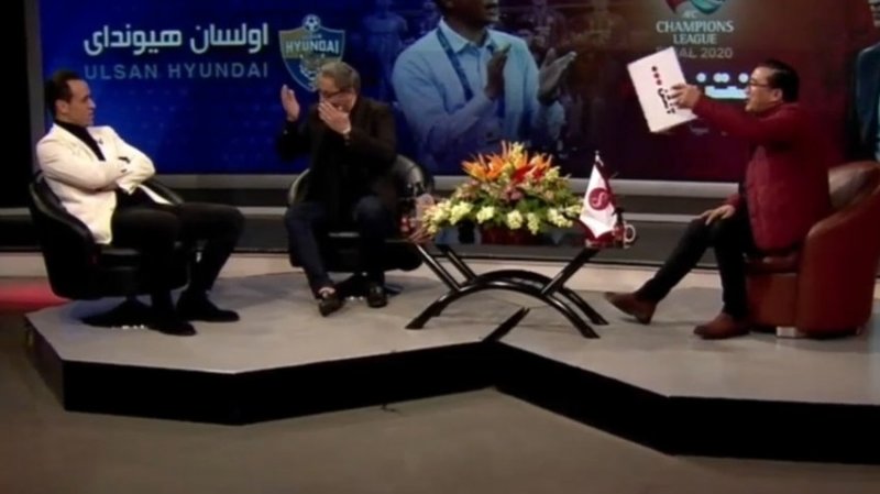 عذرخواهی خداداد از میناوند در استودیوی آنتن