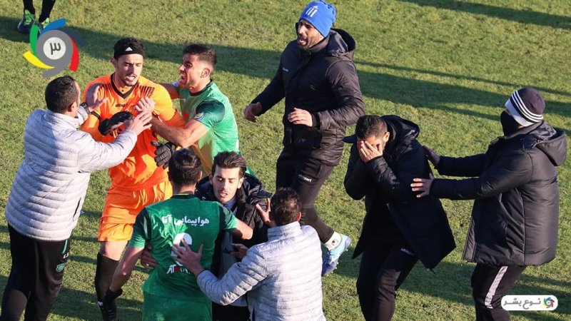 کتککاری شدید در تبریز بعد از دقیقه۹۰ (عکس)