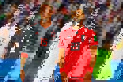 رامین رضاییان در کنار سرخیو راموس و الکس