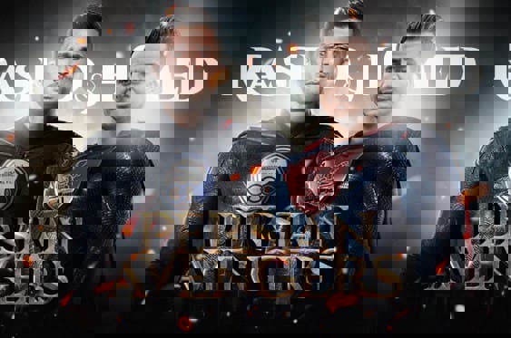 حامد لک و رشید ام؛ سوپرمن Vs بتمن (عکس)